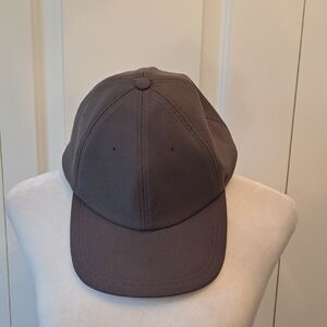 NWOT Lululemon Mens Fit And Free Olive Green Athletic/Athleisure Baseball Hat OS